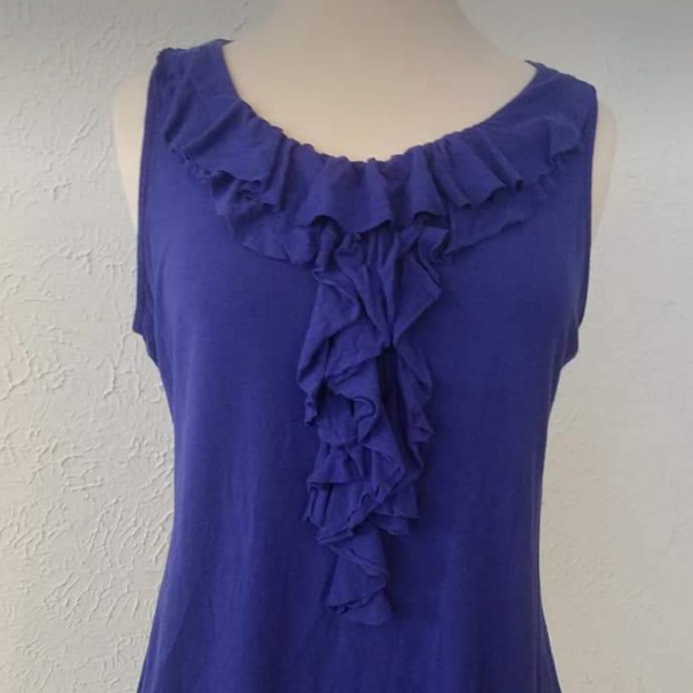 Merona Ruffle Tank - L